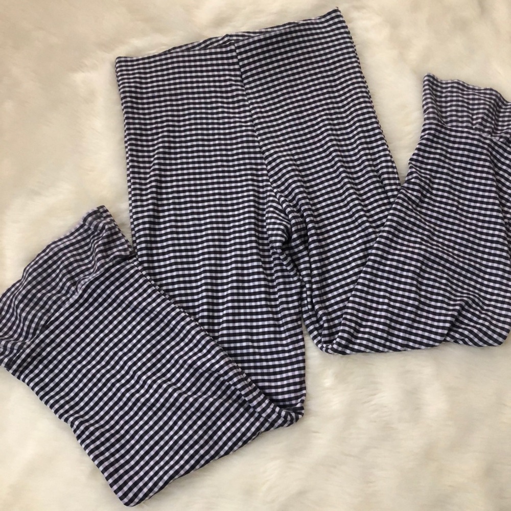 Plaid Topshop pants